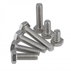 Болт с шестигранной головкой с увеличенным размером под ключ стальной никелированный исп. 1 Ст3 М16х70 мм ГОСТ Р 52644-2006