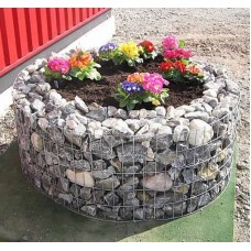 Габион ландшафтный клумба болтовой оцинкованный (Ц) 0,5х0,5х0,5х4х50х50 мм ТУ 25.93.13-004-52757089